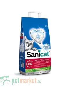 Sanicat: Upijajući posip za mačke 7 Days Freshness, 4l