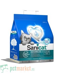 Sanicat: Visikoupijajući posip za mačke bez mirisa Advance Higiene, 5l