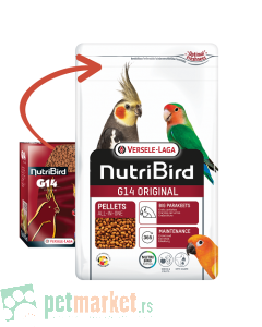 Nutri Bird: Peletirana hrana za sve velike papagaje G14 Original, 1kg
