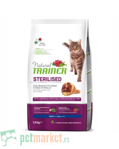 Trainer Natural: Hrana za sterilisane mačke Sterilised, Šunka