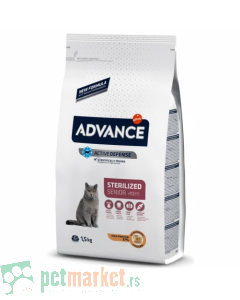 Advance: Hrana za starije sterilisane mačke Senior Sterilized, 1.5 kg