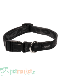 Rogz: Ogrlica za pse Alpinist, crna