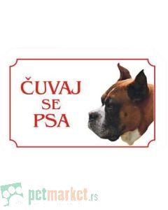 Kozmo: Tabla Čuvaj se psa, Boxer latinica
