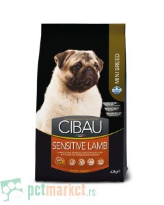 Cibau: Hrana za osetljive pse malih rasa Mini Sensitive, Jagnjetina