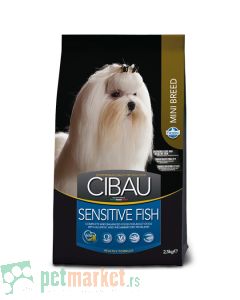 Cibau: Hrana za osetljive pse malih rasa Mini Sensitive, Riba