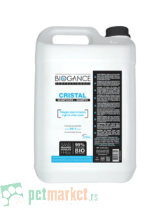 Biogance Profesional: Šampon za svetlo krzno Cristal, 5L