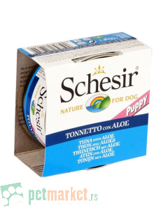Schesir: Vlažna hrana za štence sa prirodnim sokom, 150 gr
