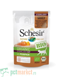 Schesir: Organski preliv za sterilisane mačke Bio Organic Sterilised, 85 gr