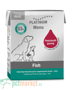 Platinum: Kompletan obrok za odrasle pse Menu, riba