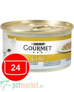 Gourmet Gold: Komadići mesa u sosu Duo, 24x85 gr