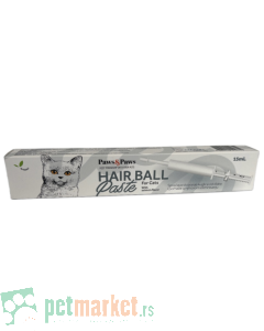Paws and Paws: Pasta za izbacivanje dlake Hair Ball, 15 ml