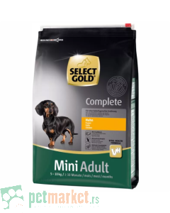 Selecta Gold: Hrana za odrasle pse malih rasa Complete Mini Piletina
