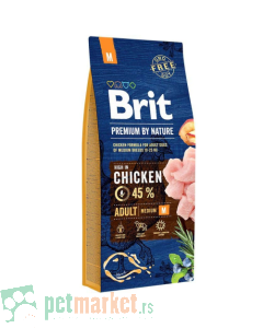 Brit Premium: Hrana za odrasle pse srednjih rasa Adult Medium