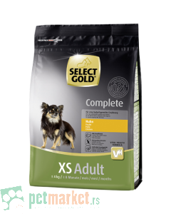 Selecta Gold: Hrana za odrasle pse toy rasa Complete XS Adult Piletina, 1 kg
