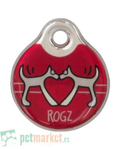 Rogz: ID privezak za pse Red Heart