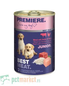 Premiere: Konzerva za mlade pse Junior Best Meat
