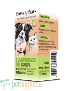 Avevet: Sredstvo protiv komaraca za pse i mačke Lemongrass Oil, 100 ml