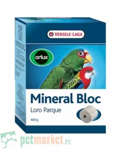 Orlux: Mineralni kamen za srednje i velike papagaje Mineral Bloc Loro Parque, 400 gr