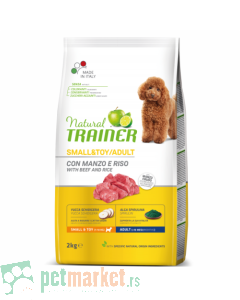 Trainer Natural: Hrana za odrasle pse malih rasa Mini Adult, Govedina