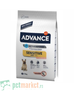 Advance: Hrana za osetljive pse malih rasa Mini Sensitive 