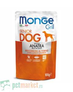 Monge: Preliv za starije pse Grill Senior, 100 gr