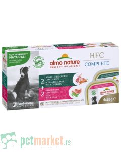 Almo Nature: Multipak paštete za pse HFC Complete, 4x85 gr
