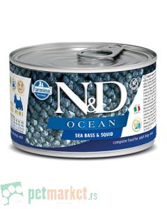 N&D: Vlažna hrana za pse malih rasa Ocean Mini Adult, 3x140 gr