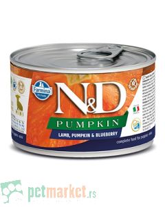 N&D Grain Free: Vlažna hrana za štence Mini Puppy, Bundeva i Jagnjetina