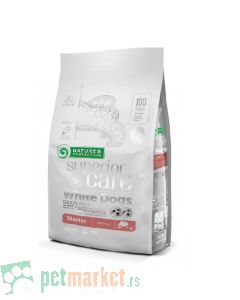 Nature`s Protection Superior Care: Hrana za štence malih rasa sa belom dlakom Grain Free Starter, Losos, 1.5 kg