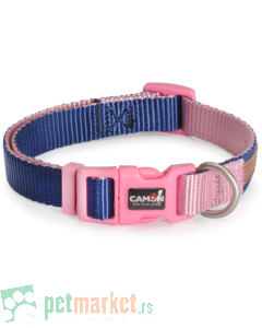 Camon: Ogrlica za pse Bicolor Plavo-Roza