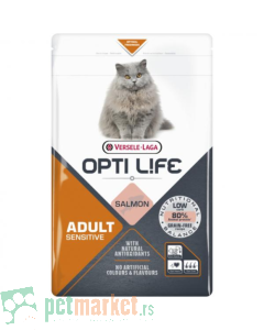 Opti Life: Hrana za osetljive mačke Sensitive, 1 kg