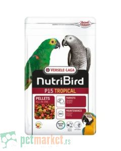 Nutri Bird: Peletirana hrana za velike papagaje P15 Original, 1 kg