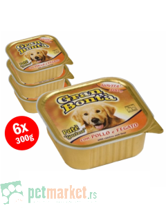 Gran Bonta: Pašteta za pse, 6 x 300 grr
