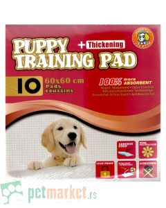 Hush Pet: Pelene za štence Puppy Training Pad, 10 kom