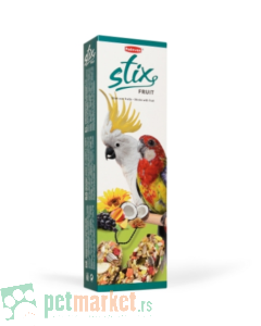 Padovan: Poslastica za velike papagaje Stix Fruit Pappagalli, 150 gr