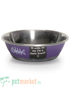 Camon: Posuda za mačke sa prostorom za poruke Chalk Purple