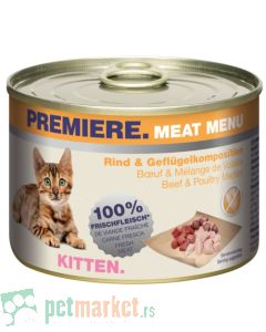 Premiere: Konzerva za mačiće Kitten Meat Menu, 200 gr