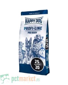 Happy Dog Profi Line: Hrana za odrasle pse 25/20 Pro Body, 15 kg