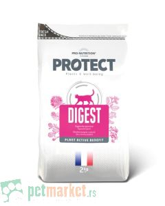 Pro Nutrition Protect: Veterinarksa hrana za mačke Digest, 2 kg