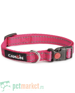 Camon: Reflektujuća ogrlica za pse Low Tension Fuchsia
