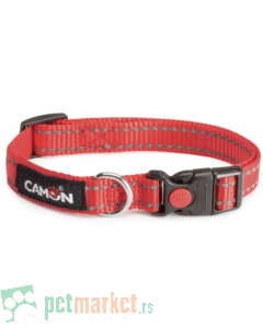 Camon: Reflektujuća ogrlica za pse Low Tension Red