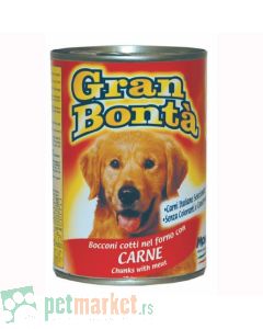 Gran Bonta: Komadići mesa za odrasle pse Adult, 400 gr