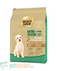 Select Gold: Hrana za starije pse malih rasa Sensitive Mini Senior Jagnjetina, 4 kg