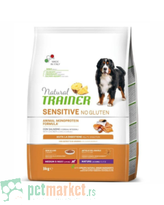 Trainer Natural: Hrana za odrasle pse Sensitive Medium/Maxi Adult, Losos