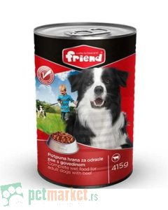 Friend: Konzervirana hrana za pse Adult Dog, 24x415 gr 