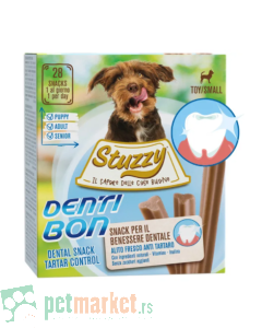 Stuzzy: Poslastica za higijenu zuba Denti Bon Box Toy/Small, 28 kom
