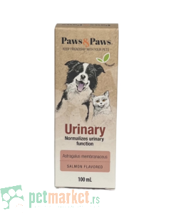 Paws and Paws: Preparat za podršku bubrežnoj funkciji Urinari, 100 ml
