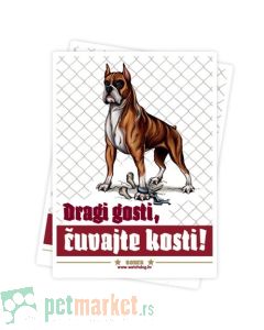 Watchdog: Tabla čuvaj se psa Bokser