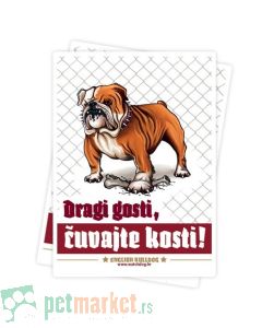 Watchdog: Tabla čuvaj se psa Engleski Buldog