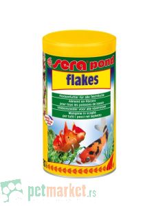 Sera: Hrana za ribice Pond Flakes, 1000 ml 